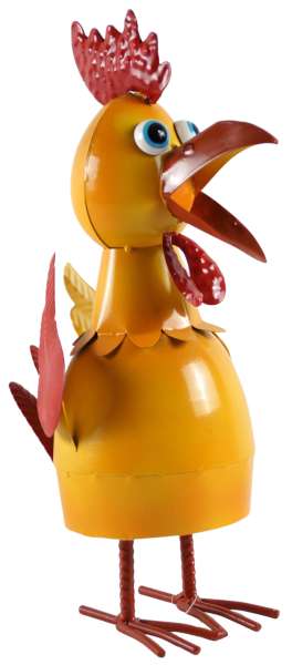 Bunter Hahn Gustav ca. 34 cm - Dekofigur